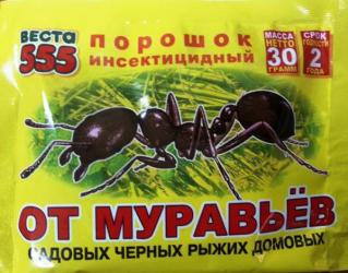 ВЕСТА 555  от муравьев  30 г