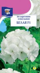 цв. комн. ПЕЛАРГОНИЯ  ЗОНАЛЬНАЯ  БЕЛАЯ  F-1   / Урожай у Дачи /