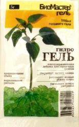 БИОМАСТЕР ГИДРОГЕЛЬ  ( СУХОЙ ) для удержания влаги и удобрений в пчве  5 г