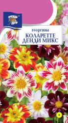 цв. одн. Георгина  КОЛАРЕТТЕ  ДЕНДИ  МИКС   Цветет все лето!    / Урожай у Дачи  / НОВИНКА !!!